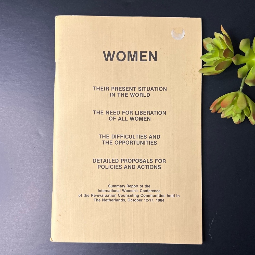 Vintage Feminist Literature – “Women: Present Situation & Liberation,” 1984